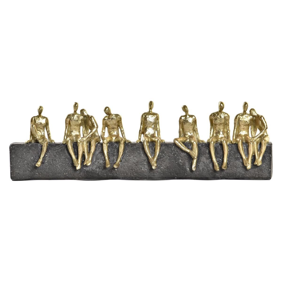 Golden people 45,3 x 6,8 x 13,7 cm
